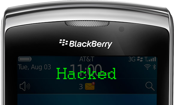 BlackBerry Torch 9800 hacked
