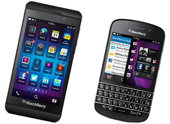 BlackBerry Z10 and Q10 announced