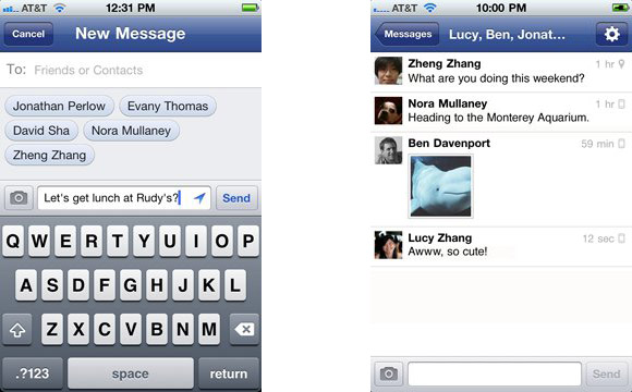 Facebook Messenger for Mobile App