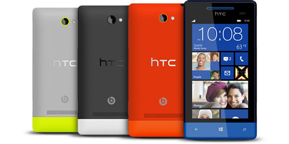 HTC Windows Phone 8S colours