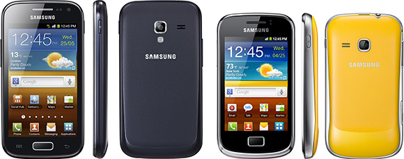 Samsung Galaxy Ace 2 and Galaxy Mini 2 Android smartphones announced