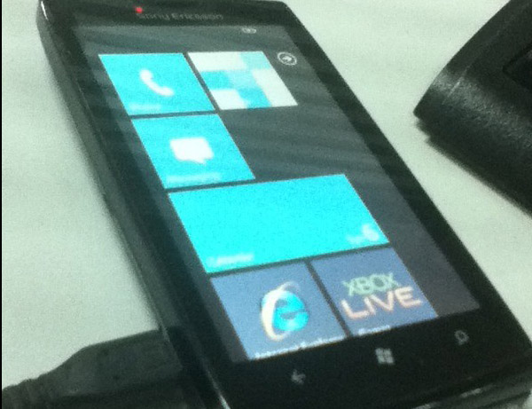 Sony Ericsson Windows Phone 7 prototype