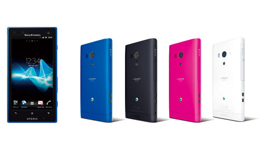 Sony Ericsson Xperia acro HD colours