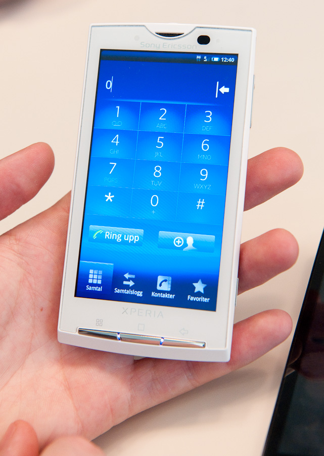 Sony Ericsson Xperia X10 white
