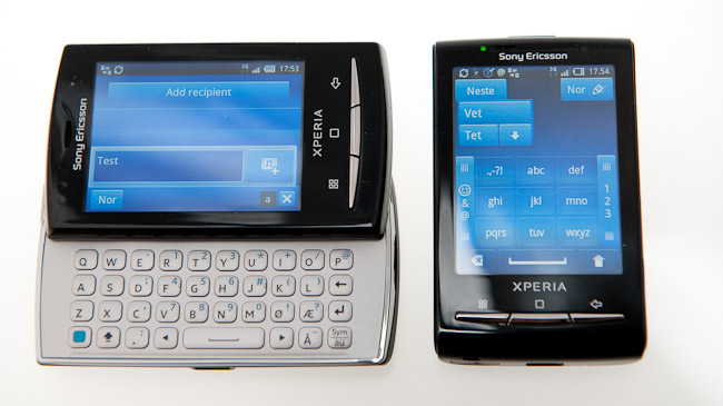 Sony Ericsson Xperia X10 Mini Pro and X10 Mini