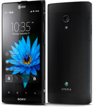 Sony Xperia Ion front back