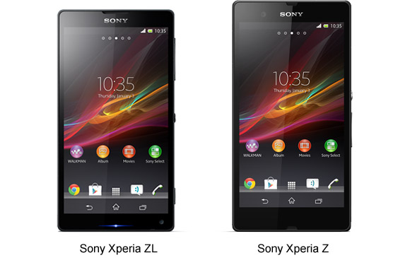 Sony Xperia Z and Sony Xperia ZL images leaked