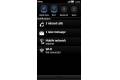 Symbian Belle with new drop down status bar.