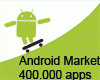 Android Market reaches 400.000 apps