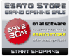 Esato opens software- and accessory store
