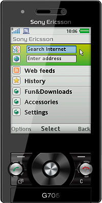 Sony Ericsson G705