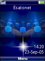 Blue balls W890  theme