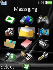 Vista Black Edition K800 / K800i theme