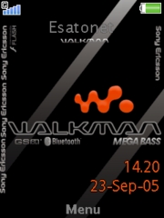 Walkman 2008 W910  theme