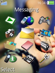 Never Let It Go W830 theme
