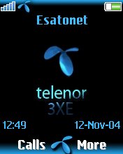 Telenor 3d K750  theme