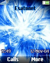 Blue Crystal Theme K750  theme