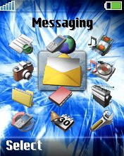 Blue Crystal Theme K750  theme