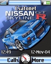 Sky line K750  theme