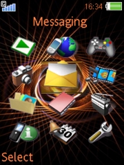 Goldenebon K810 theme
