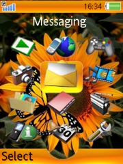 Butterfly K800 / K800i theme