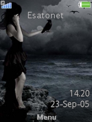 Gothic W910  theme