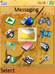Calligraph K810 theme