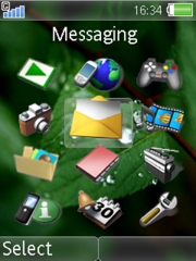 Raindrops W580 theme