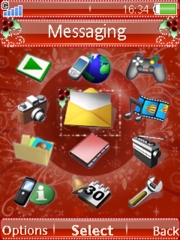 Merry Christmas W910  theme