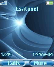 Abstract Blue K750  theme
