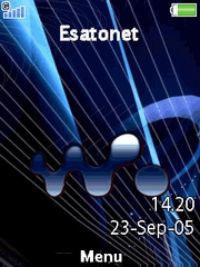 Spinning Walkman theme for Sony Ericsson G705