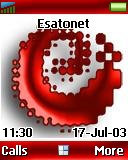 Red Spiral z600 theme