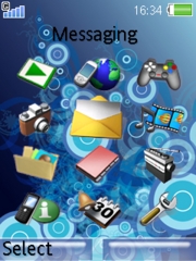 Blue K800 / K800i theme