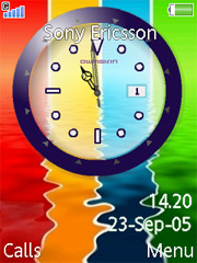 Animated Clock W580 theme
