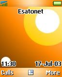 Orange summer t610 theme