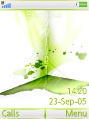 Velvet Green theme for Sony Ericsson K770
