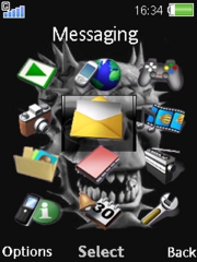 Skull K850  theme