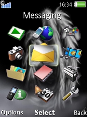 Angel W910  theme