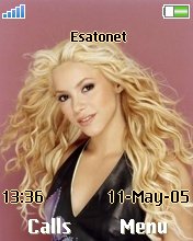 Shakira W810  theme