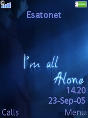 Alone K770  theme