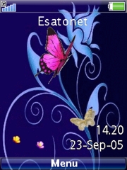 Butterflies W890  theme