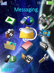 CosmicBLUE W580 theme