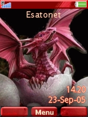 Red Dragon W890  theme