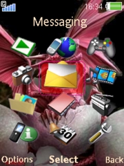 Red Dragon W890  theme
