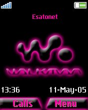 Walkman...Pink Z550  theme