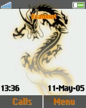 DRAGON Z550  theme