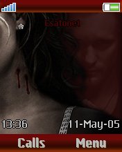 True Blood Red W810  theme