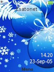 Christmas theme for Sony Ericsson zylo