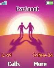 Sunet Love Couple K750  theme