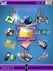 Scorpion Bling W850 theme